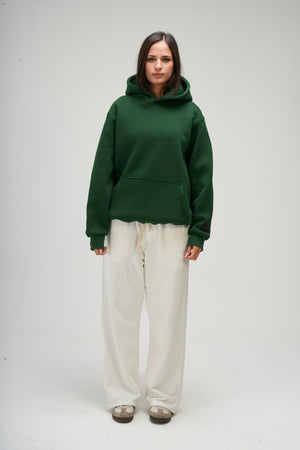 Women – Green Basic Hoodie – Seemly Essentials