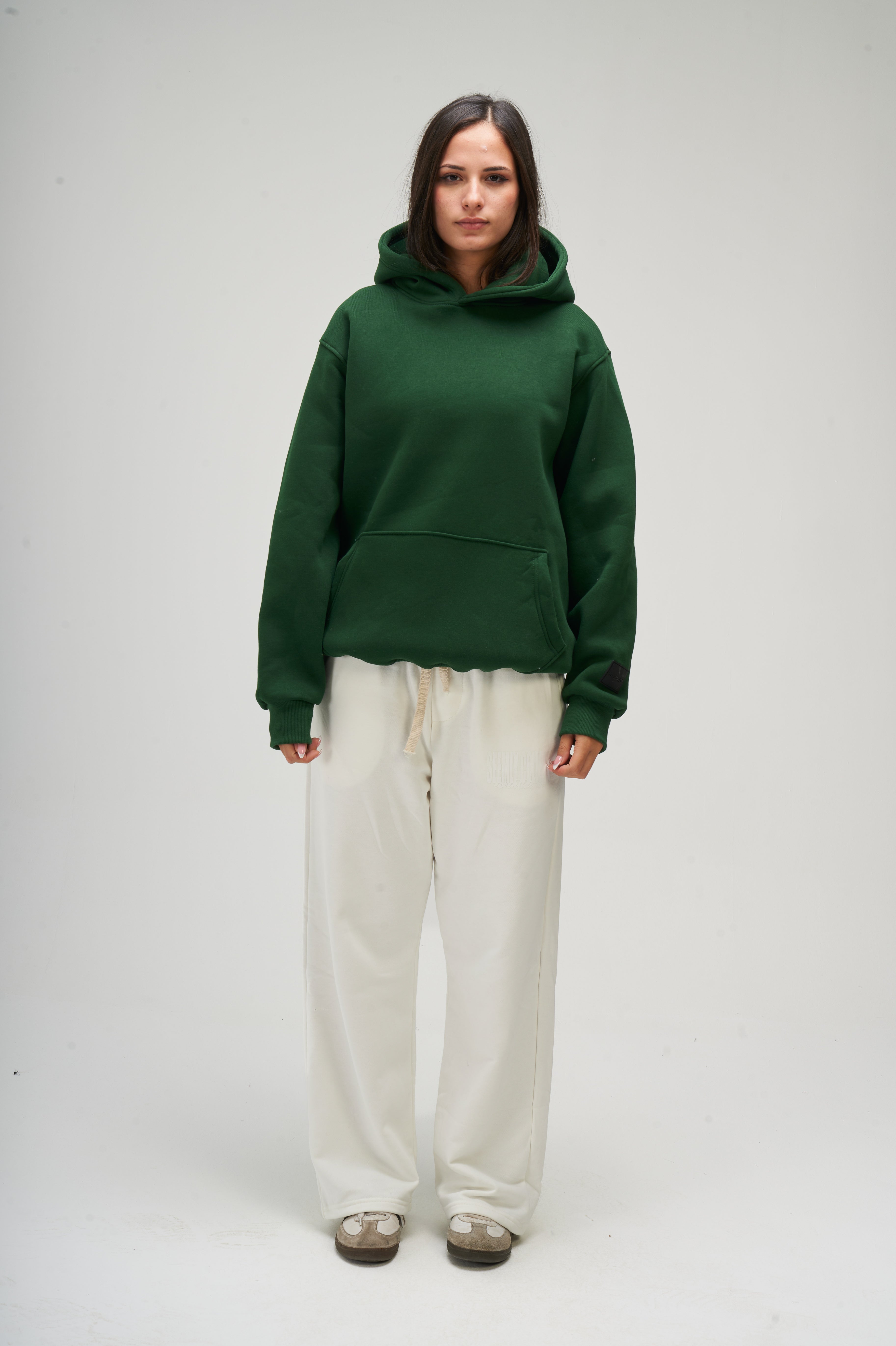 Women – Green Basic Hoodie – Seemly Essentials