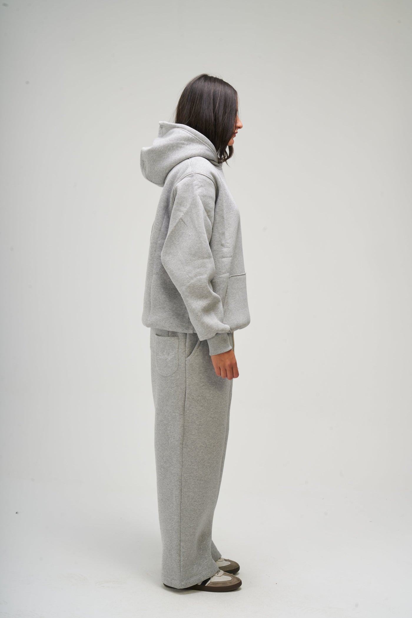 Winter Light Grey Sweatpants