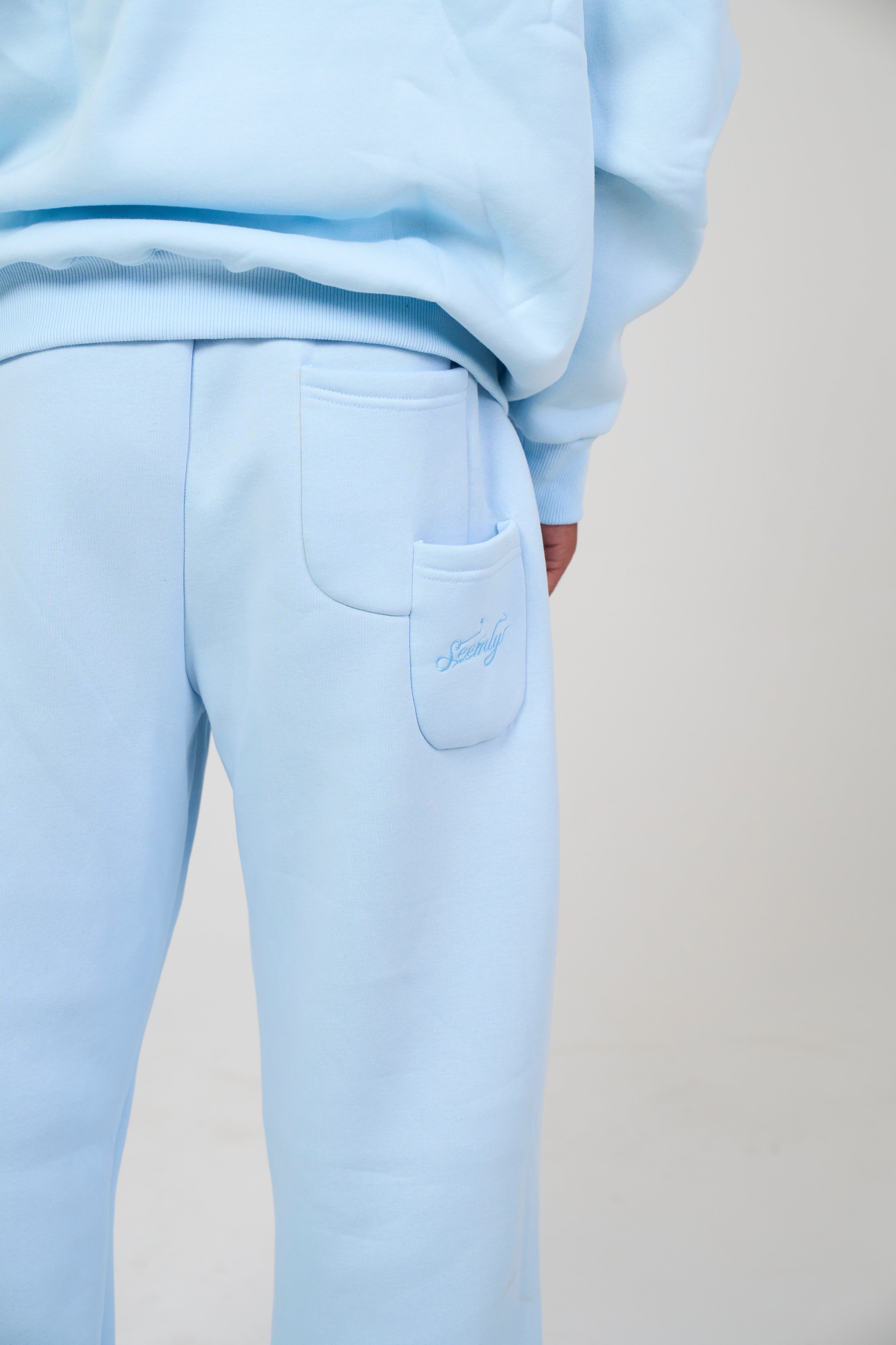 Baby Blue Winter Sweatpants – Seemly Essentials