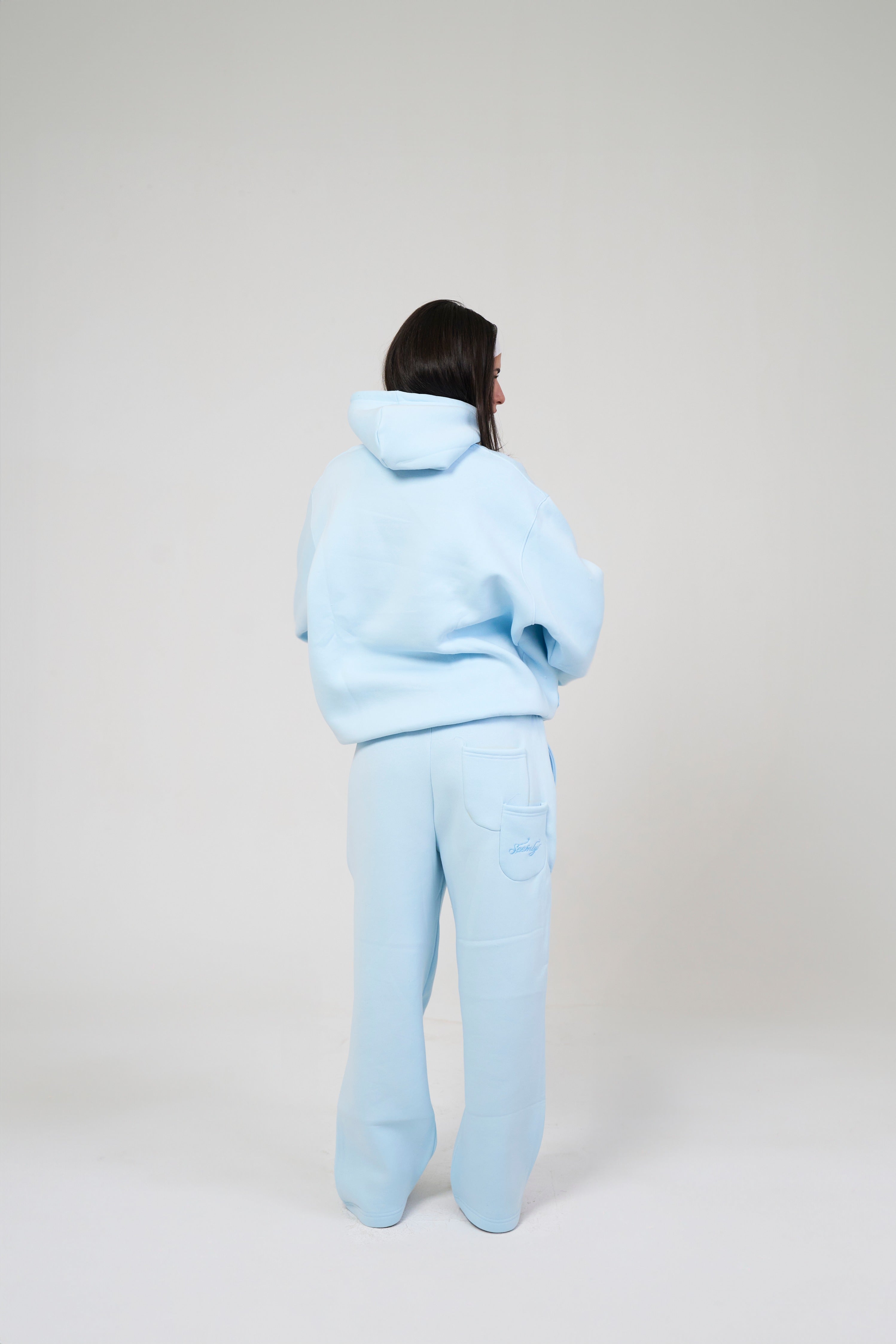 Women – Baby Blue Winter Sweatpants – Seemly Essentials