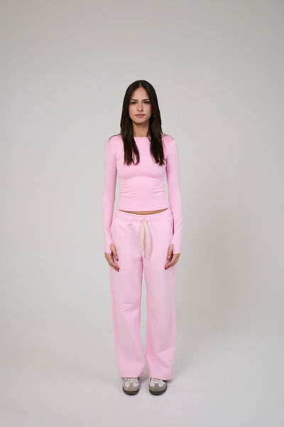 Long Sleeve Pink Top
