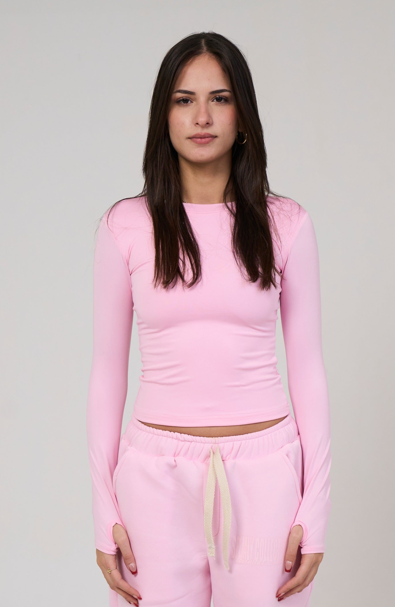 Long Sleeve Pink Top