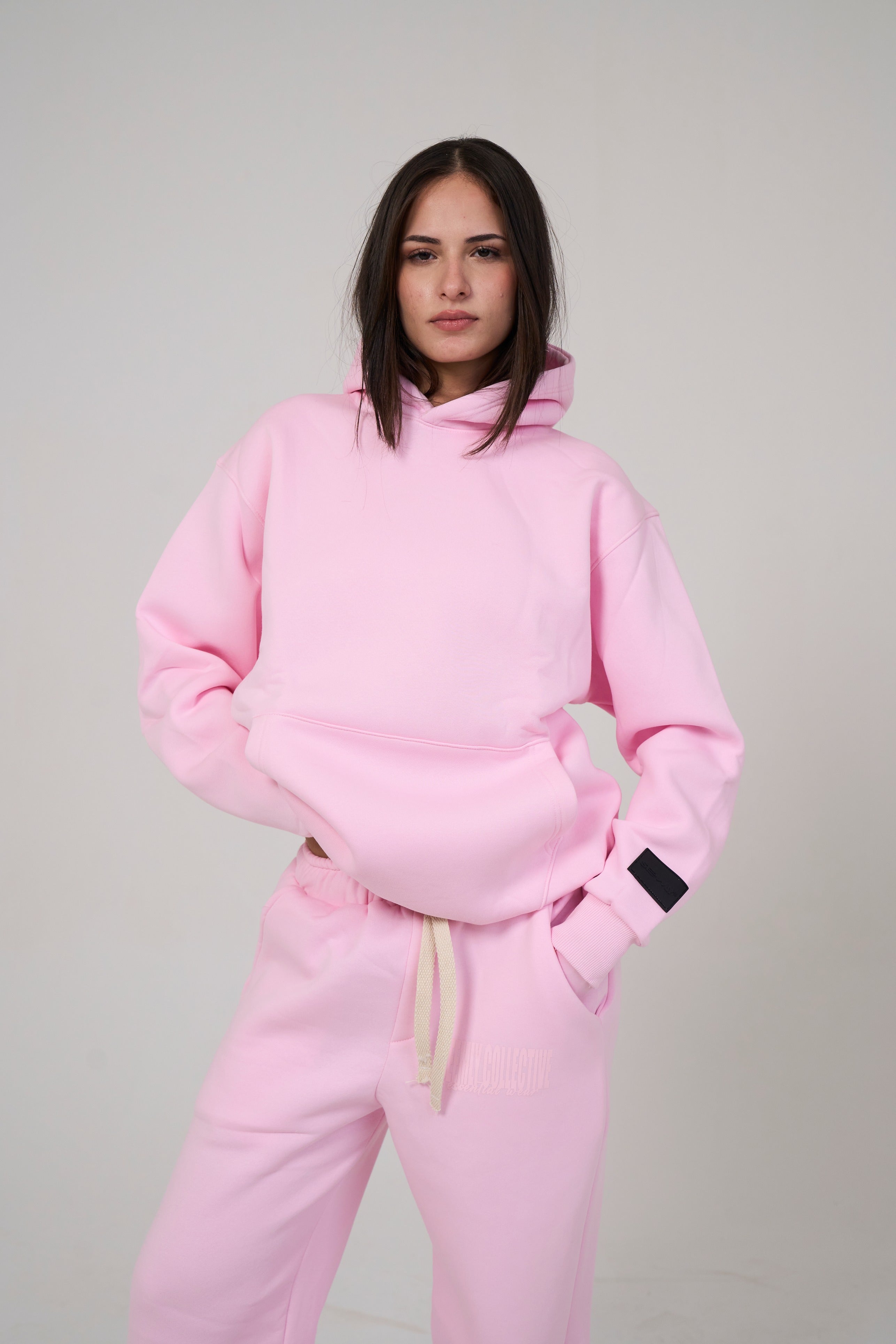 Women – Pink Basic Hoodie – Seemly Essentials (cover)