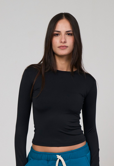 Long Sleeve Black Top