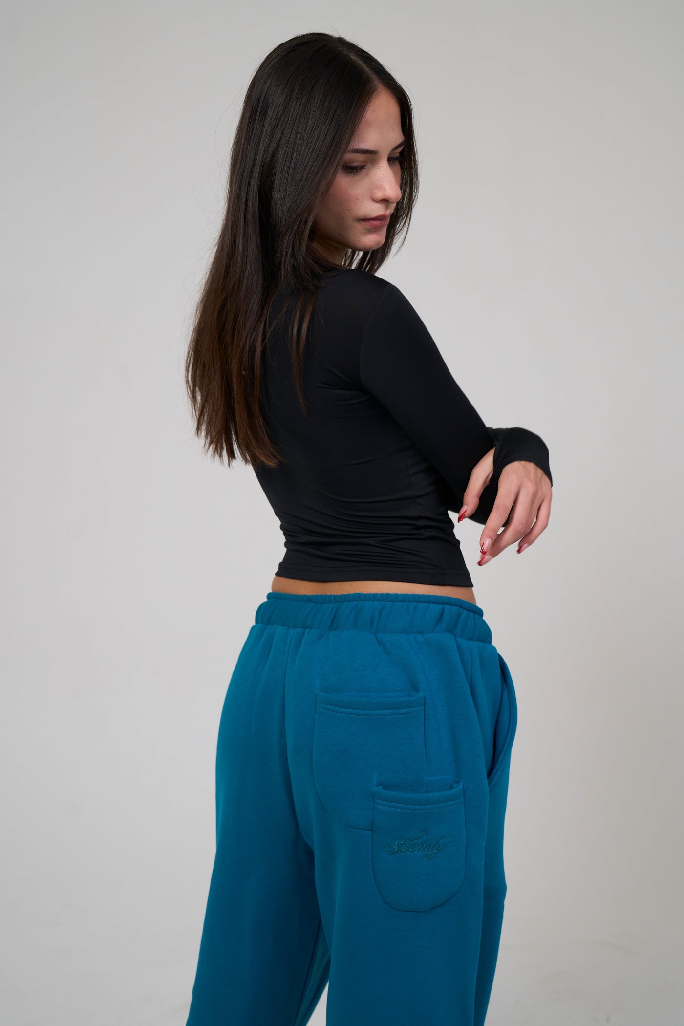 Long Sleeve Black Top