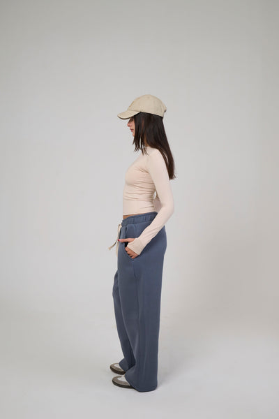 Long Sleeve Beige Top