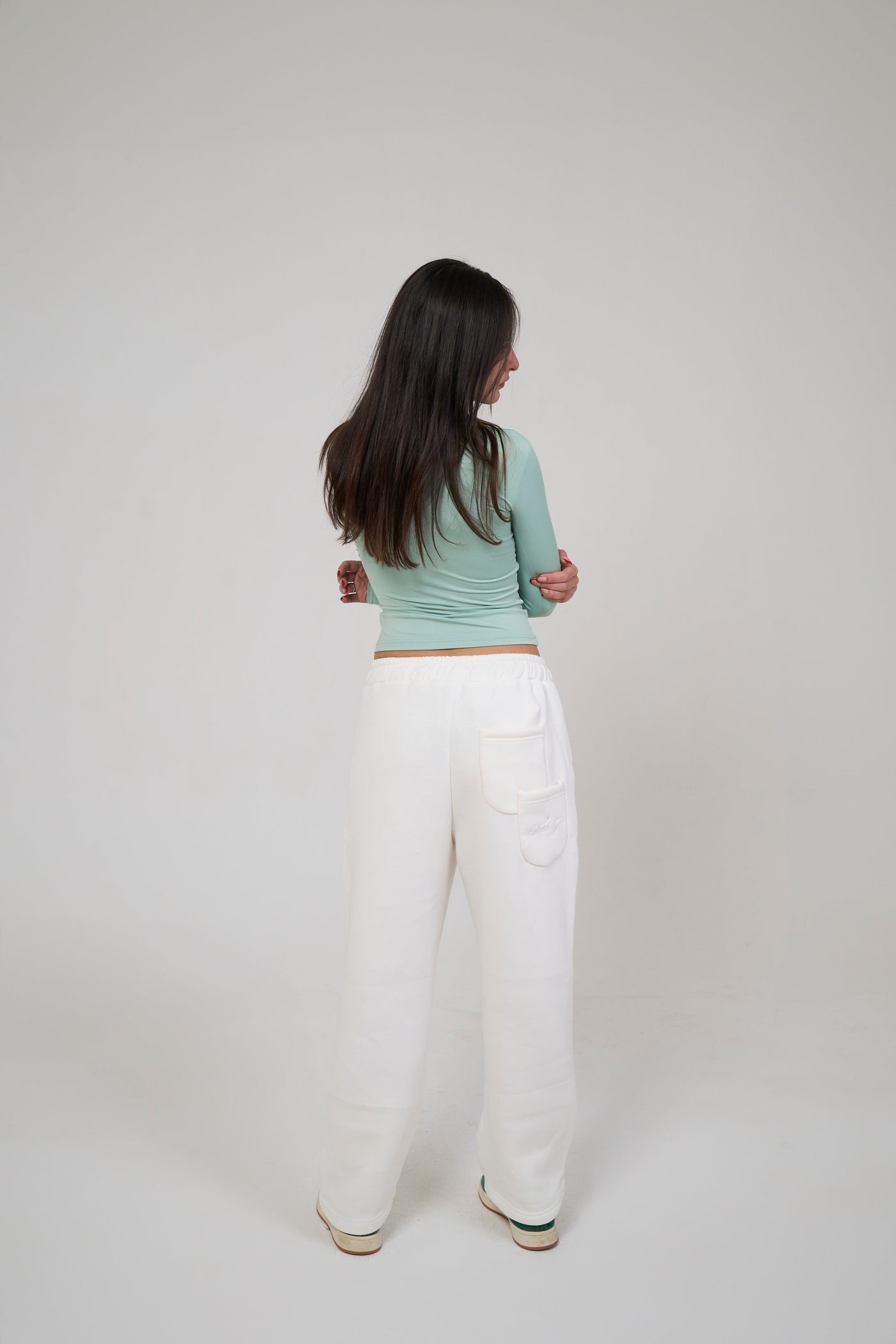 Long Sleeve Mint Green Top
