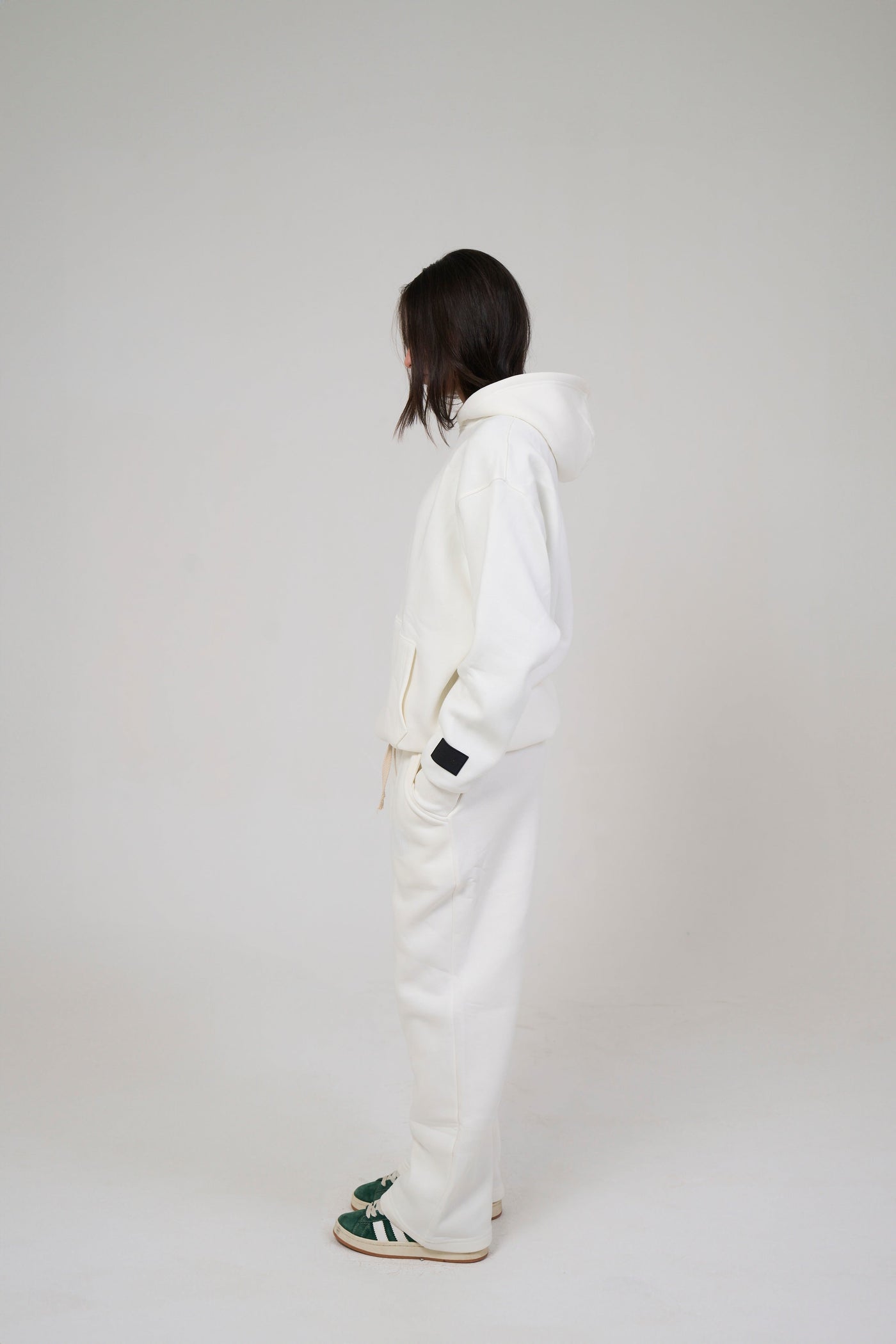 White Basic Hoodie