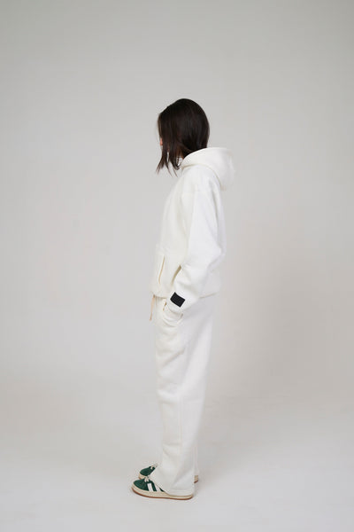 White Basic Hoodie