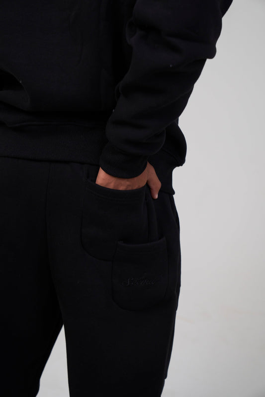 Winter Black Sweatpants