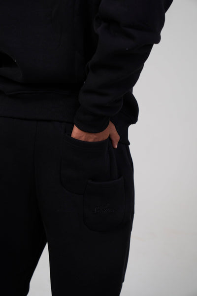 Winter Black Sweatpants