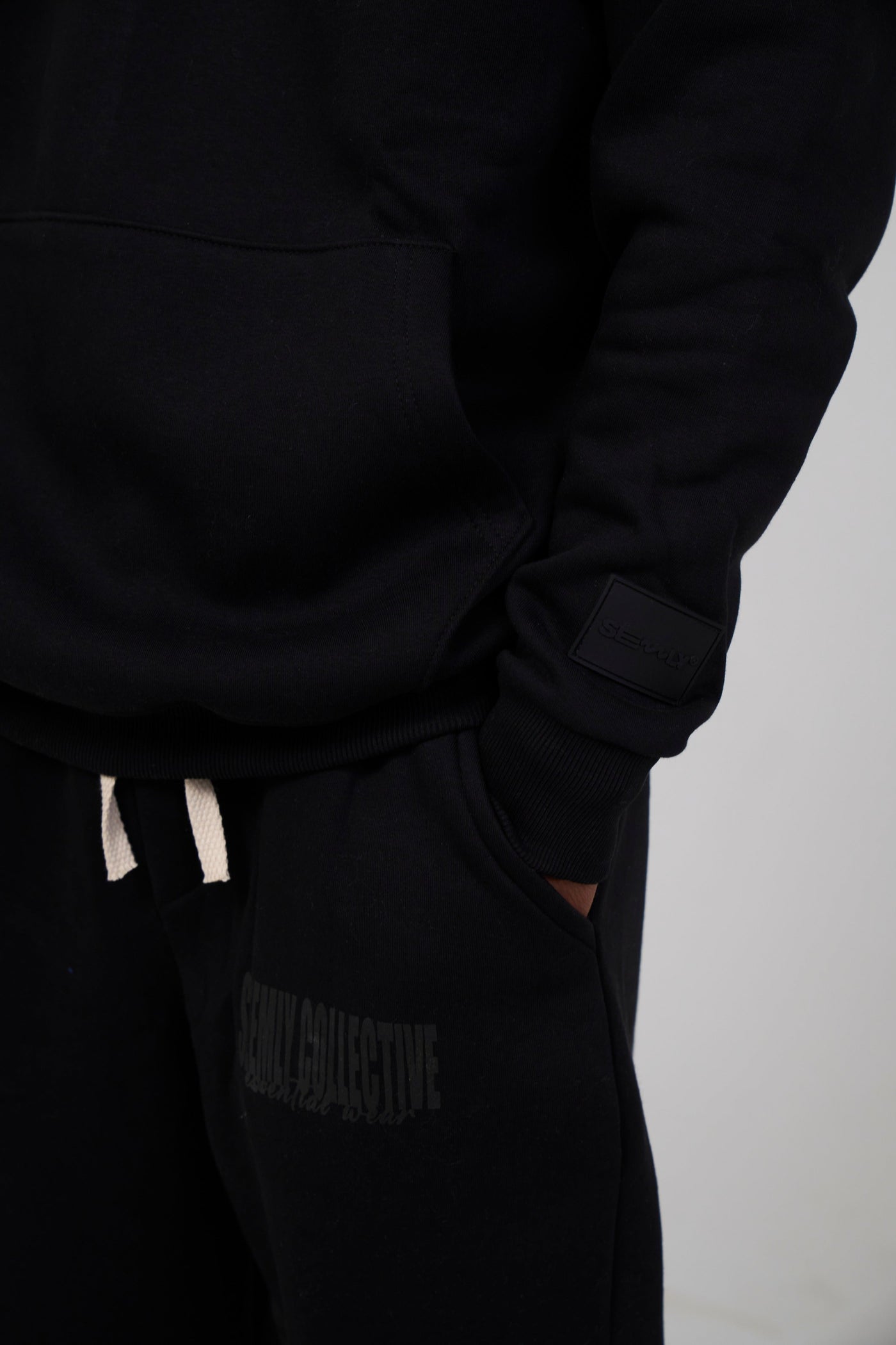 Winter Black Sweatpants