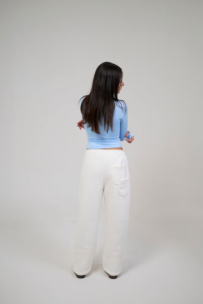 Long Sleeve Baby Blue Top