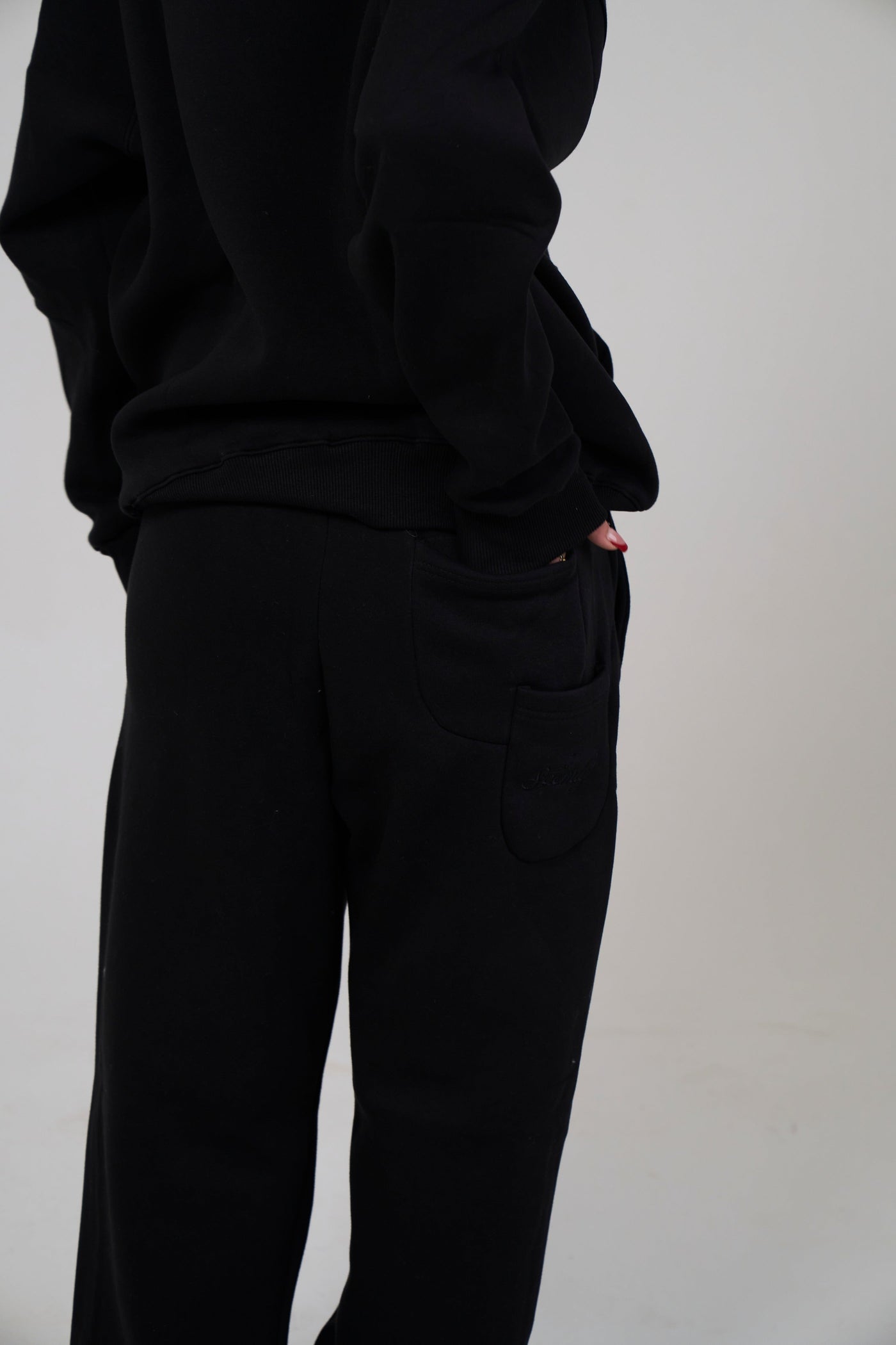 Winter Black Sweatpants