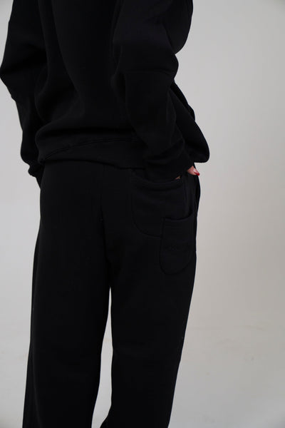 Winter Black Sweatpants