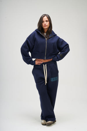 Women – Navy Blue Baby Zip Up – Seemly Essentials