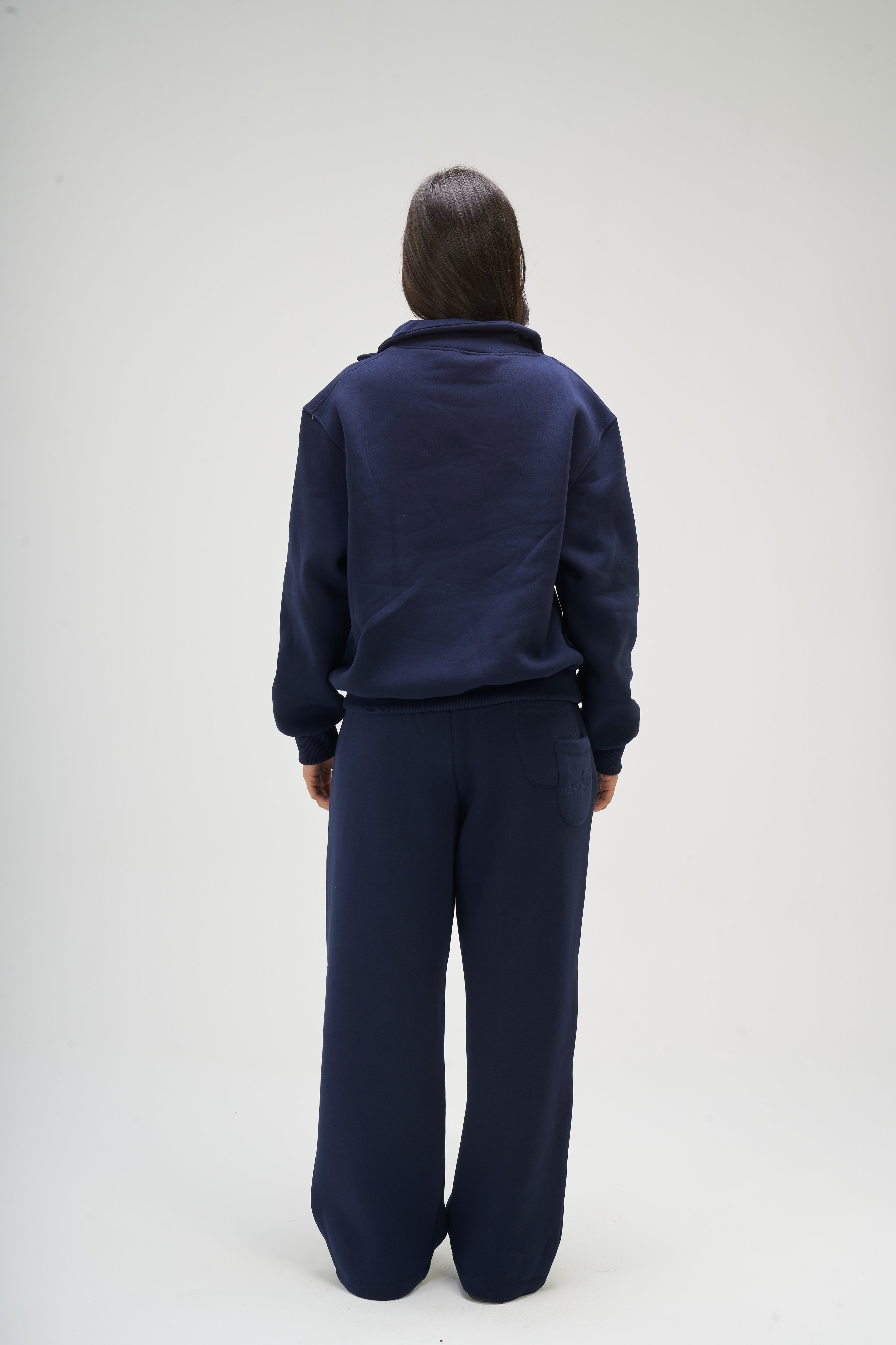 Women – Navy Q-Zip – Seemly Essentials