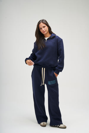 Women – Navy Q-Zip – Seemly Essentials