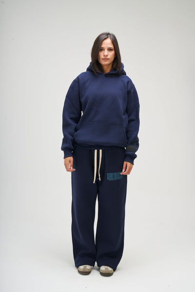 Winter Navy Blue Sweatpants
