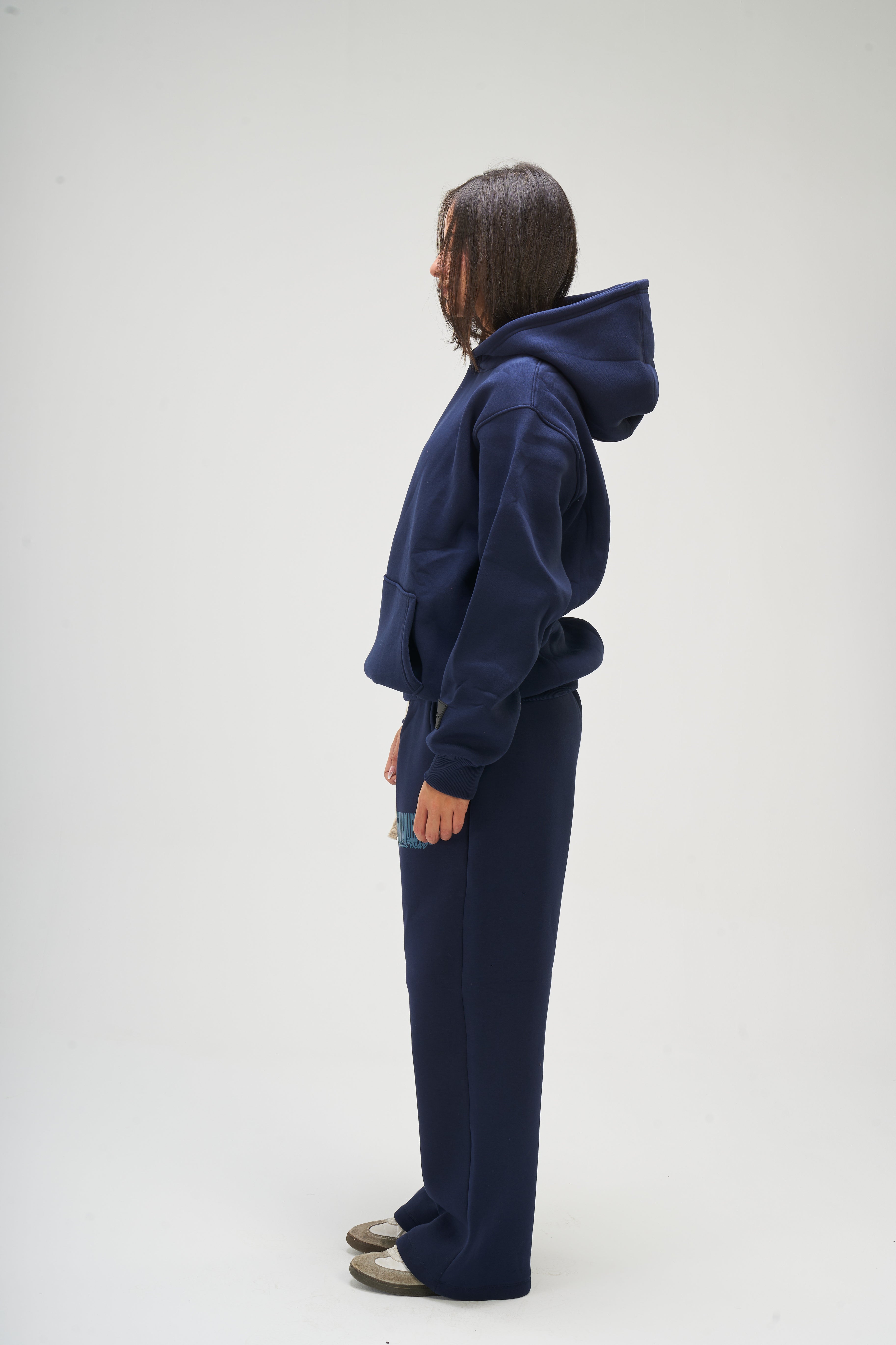 Women – Navy Basic Hoodie – Seemly Essentials
