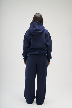 Women – Navy Blue Winter Sweatpants – Seemly Essentials
