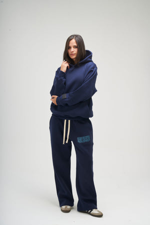 Women – Navy Basic Hoodie – Seemly Essentials