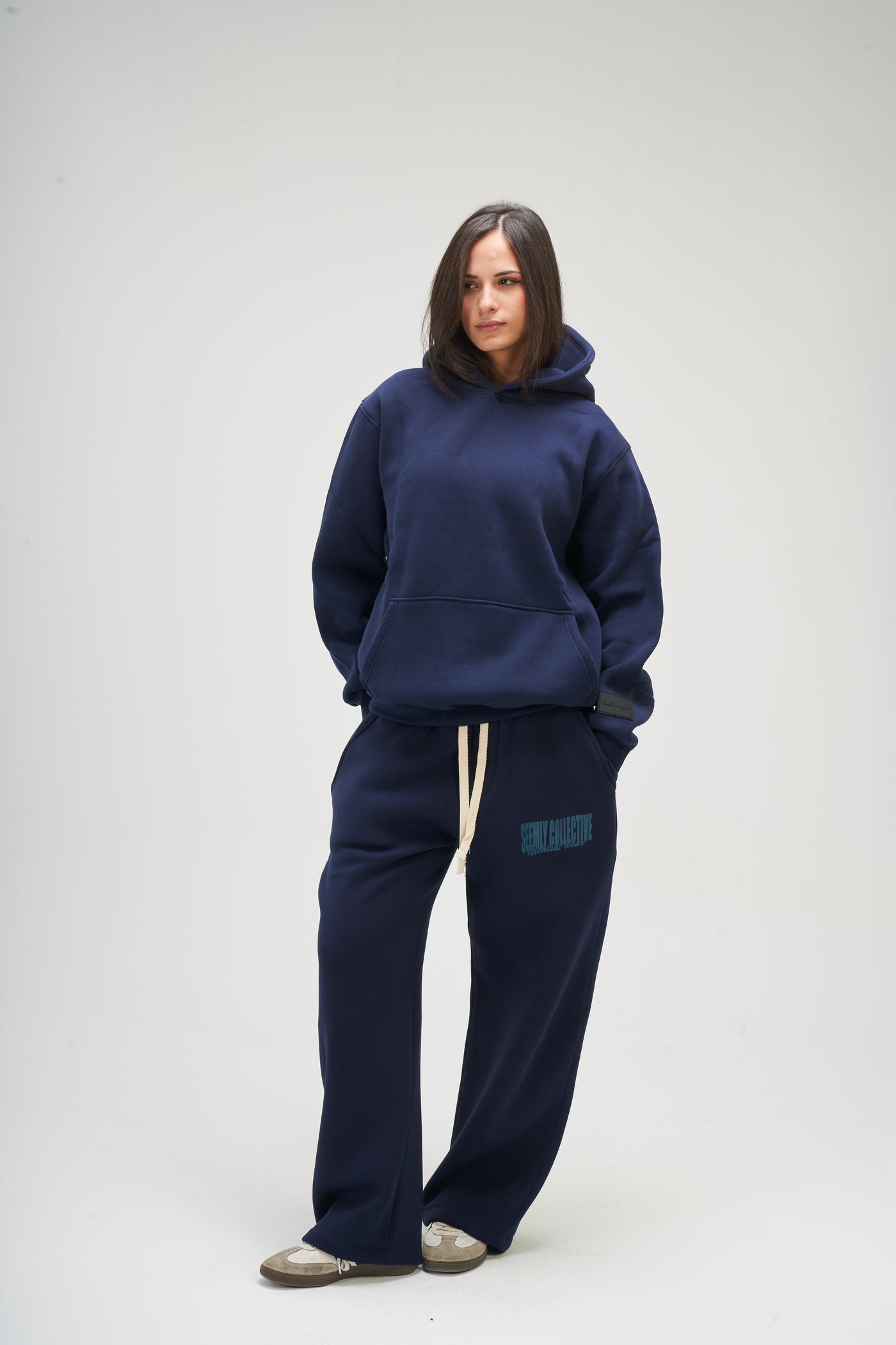 Navy Basic Hoodie