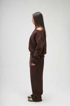 Women – Brown Off Shoulder – Seemly Essentials
