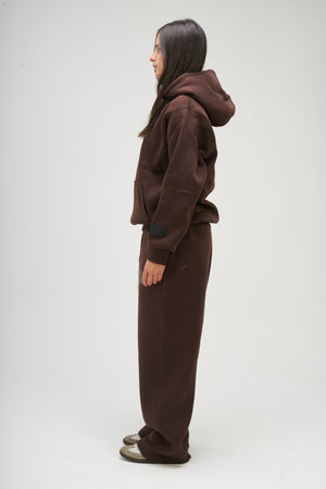 Women – Brown Basic Hoodie – Seemly Essentials