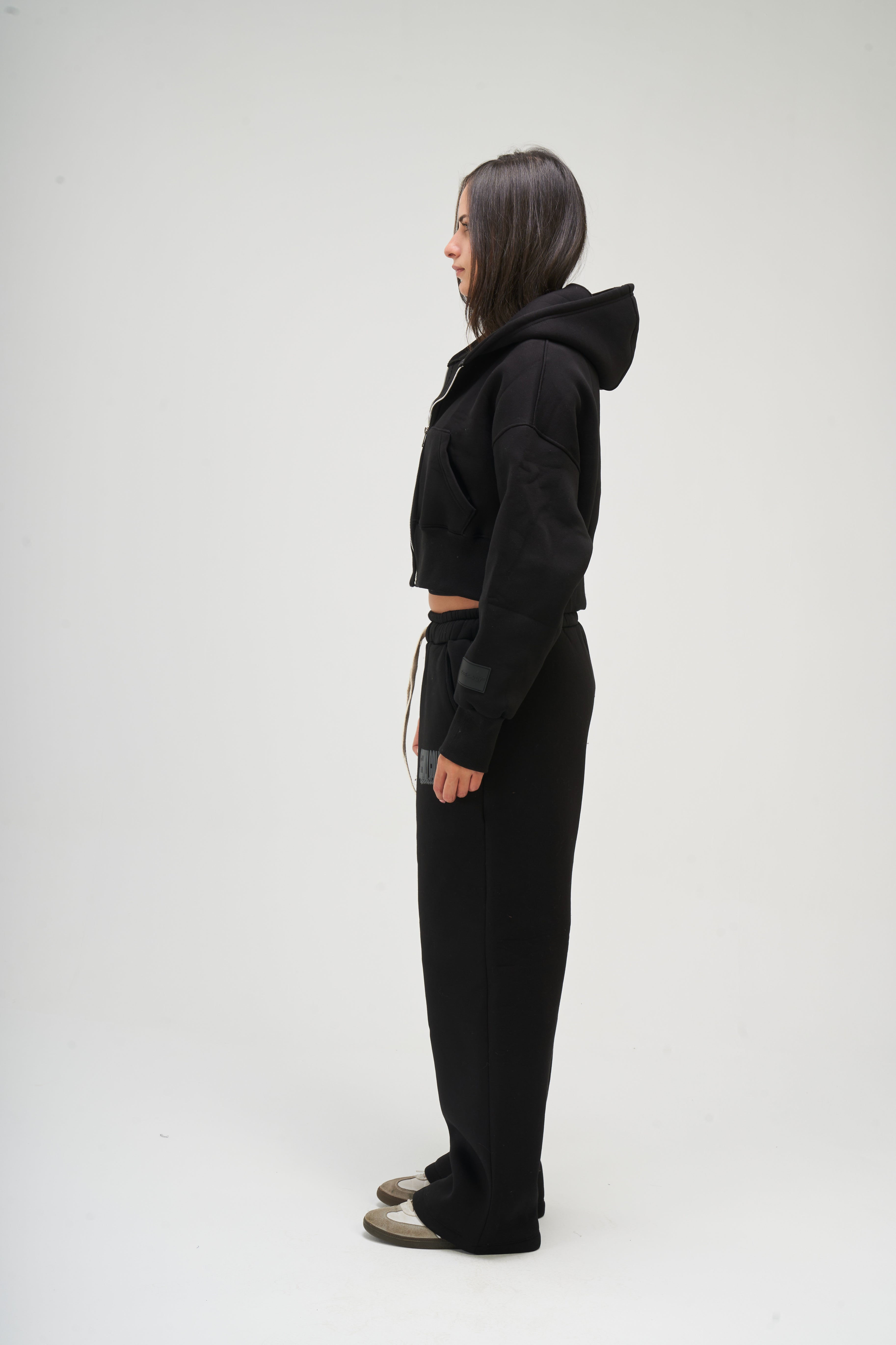 Women – Black Baby Zip Up – Seemly Essentials