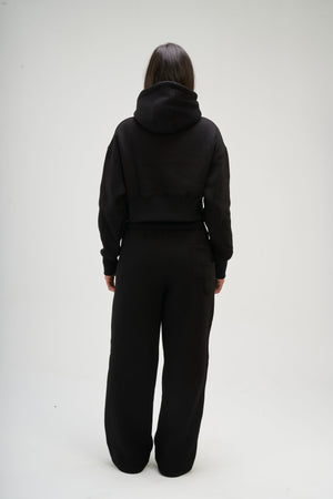 Women – Black Baby Hoodie – Seemly Essentials