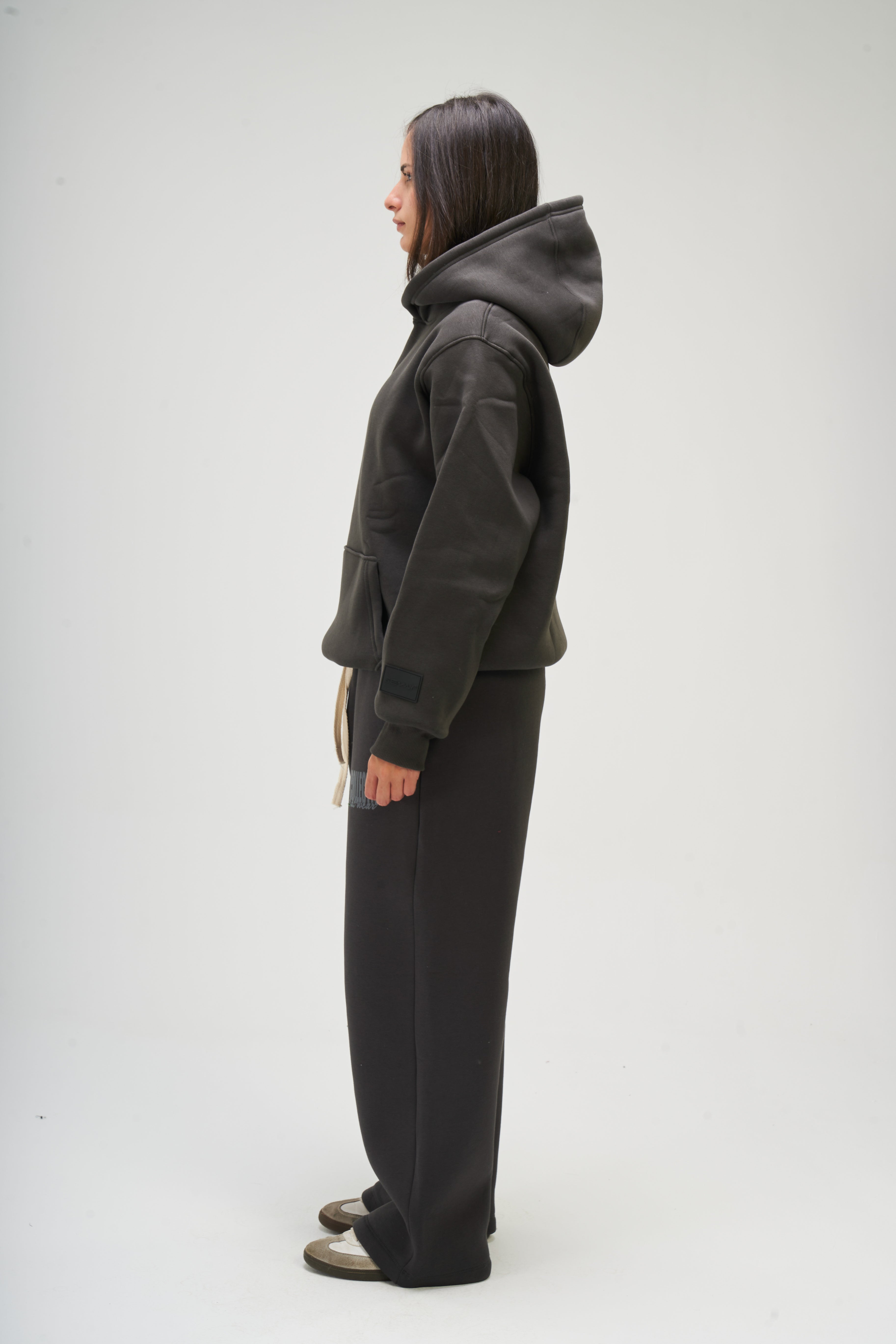 Women – Dark Grey Basic Hoodie – Seemly Essentials