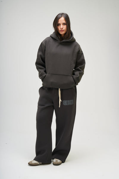 Dark Grey Basic Hoodie