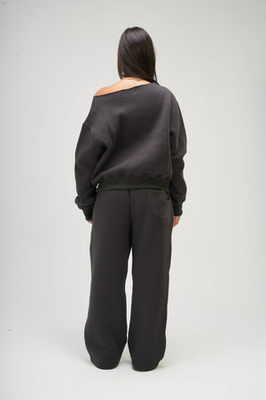 Women – Dark Grey Off Shoulder – Seemly Essentials