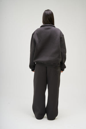 Women – Dark Grey Q-Zip – Seemly Essentials