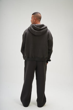 Men – Dark Grey Zip-Up Hoodie – Seemly Essentials