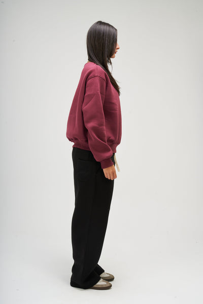 Burgundy Off Shoulder