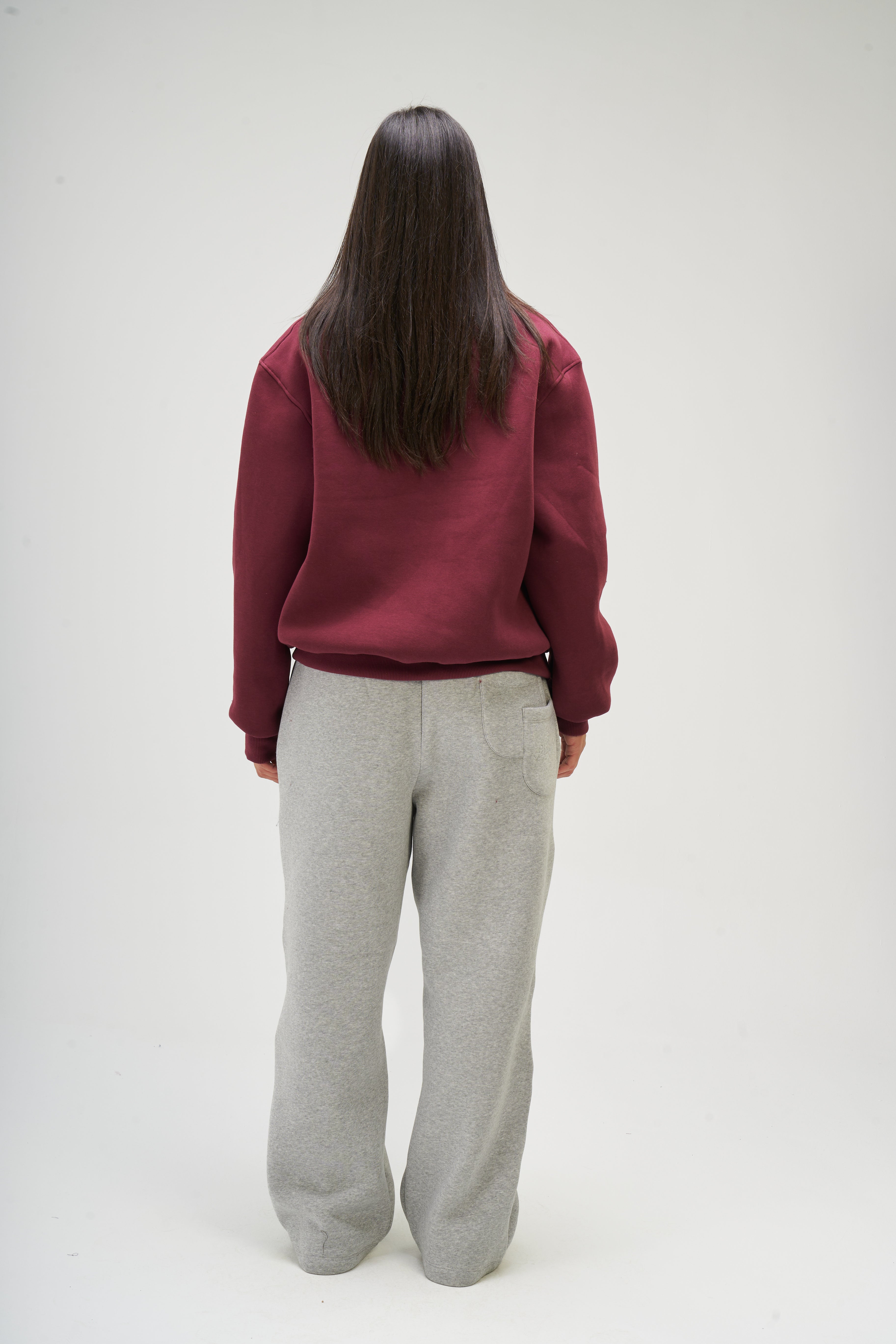 Women – Burgundy Q-Zip – Seemly Essentials