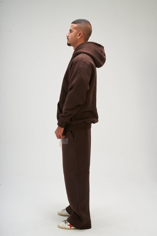 Brown Basic Hoodie