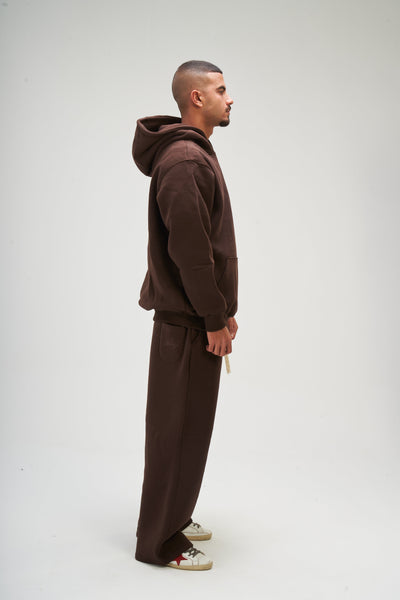 Brown Basic Hoodie