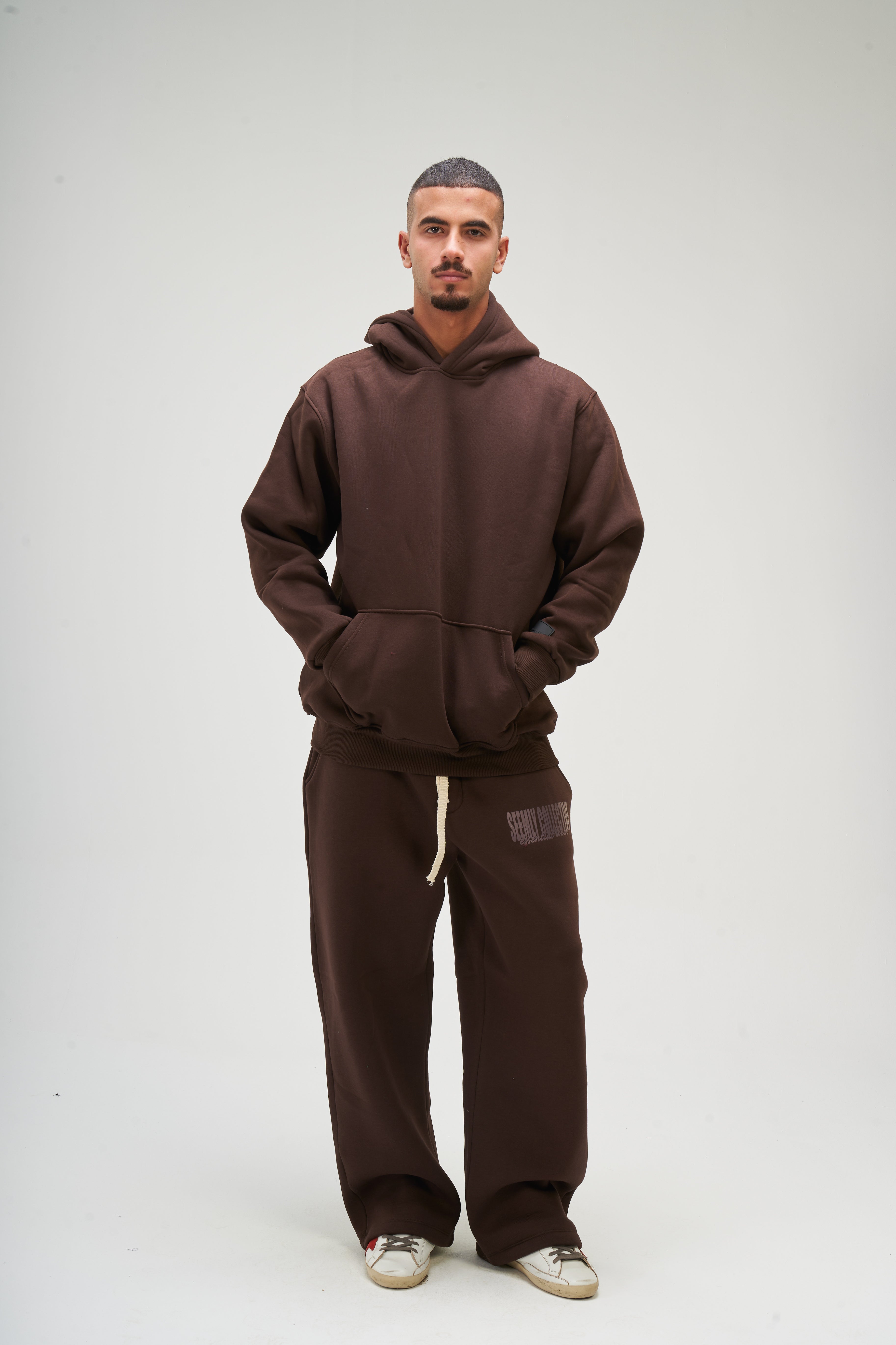 Men – Brown Basic Hoodie – Seemly Essentials
