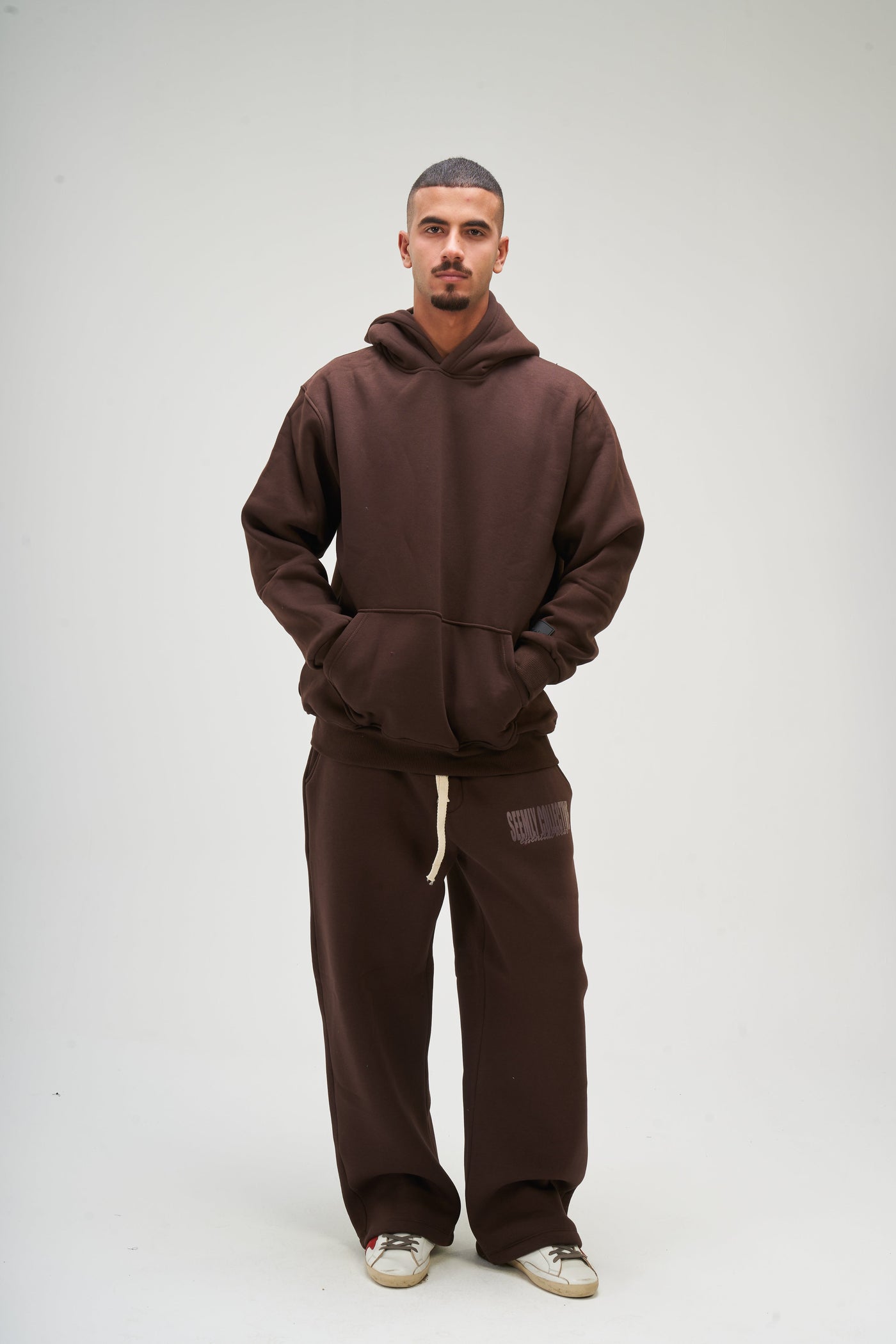 Brown Basic Hoodie