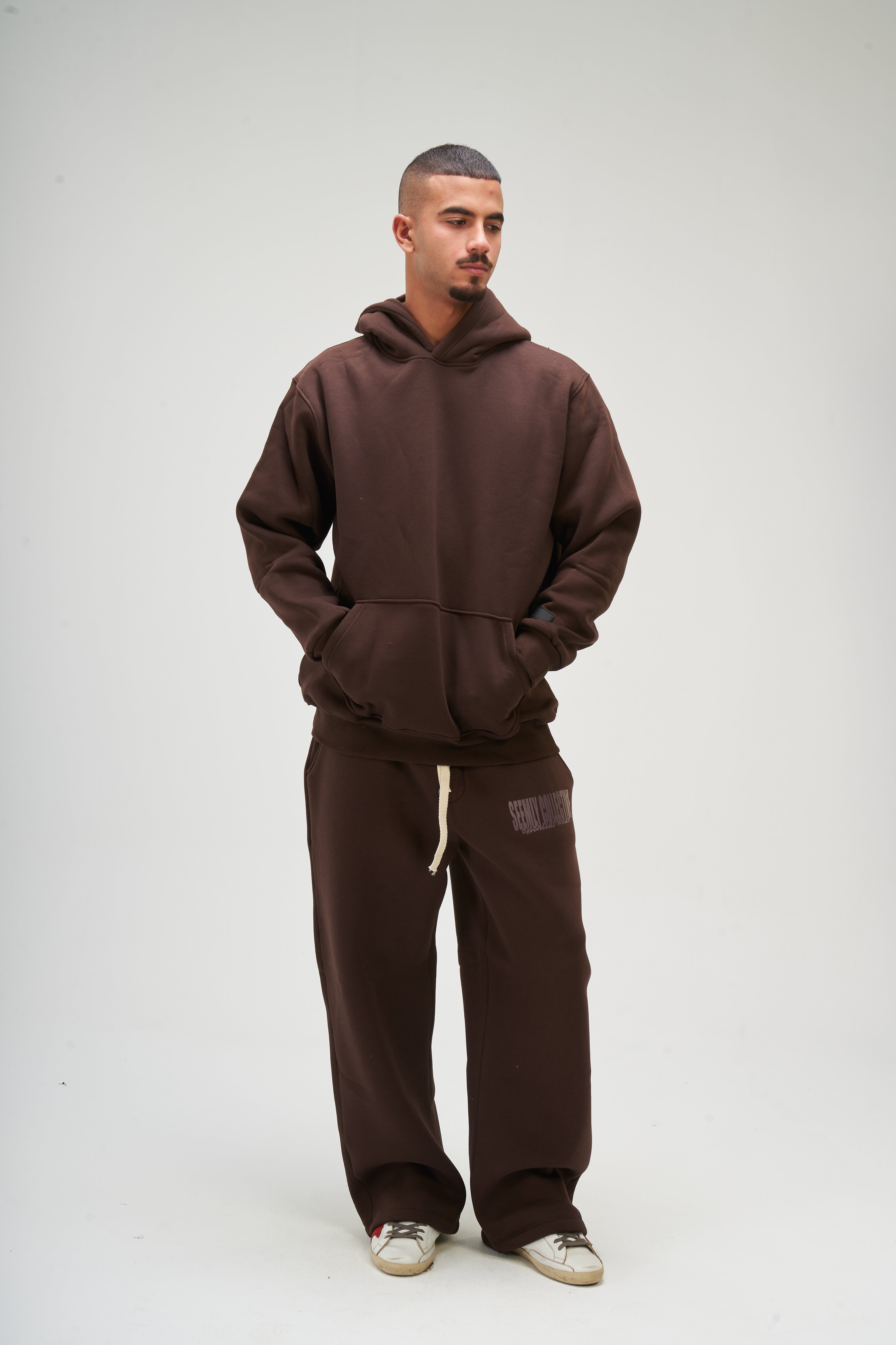 Men – Brown Basic Hoodie – Seemly Essentials