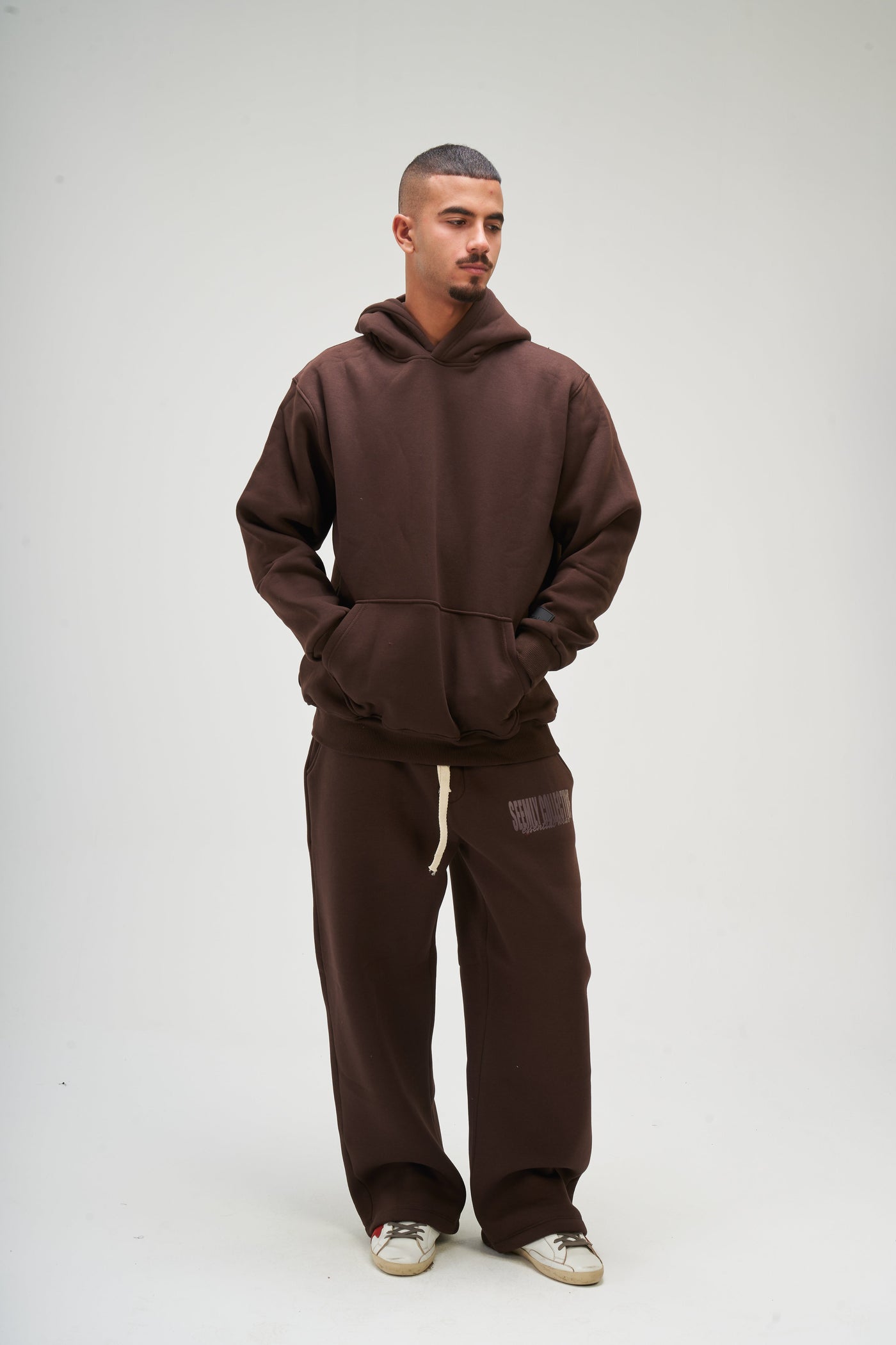 Brown Basic Hoodie