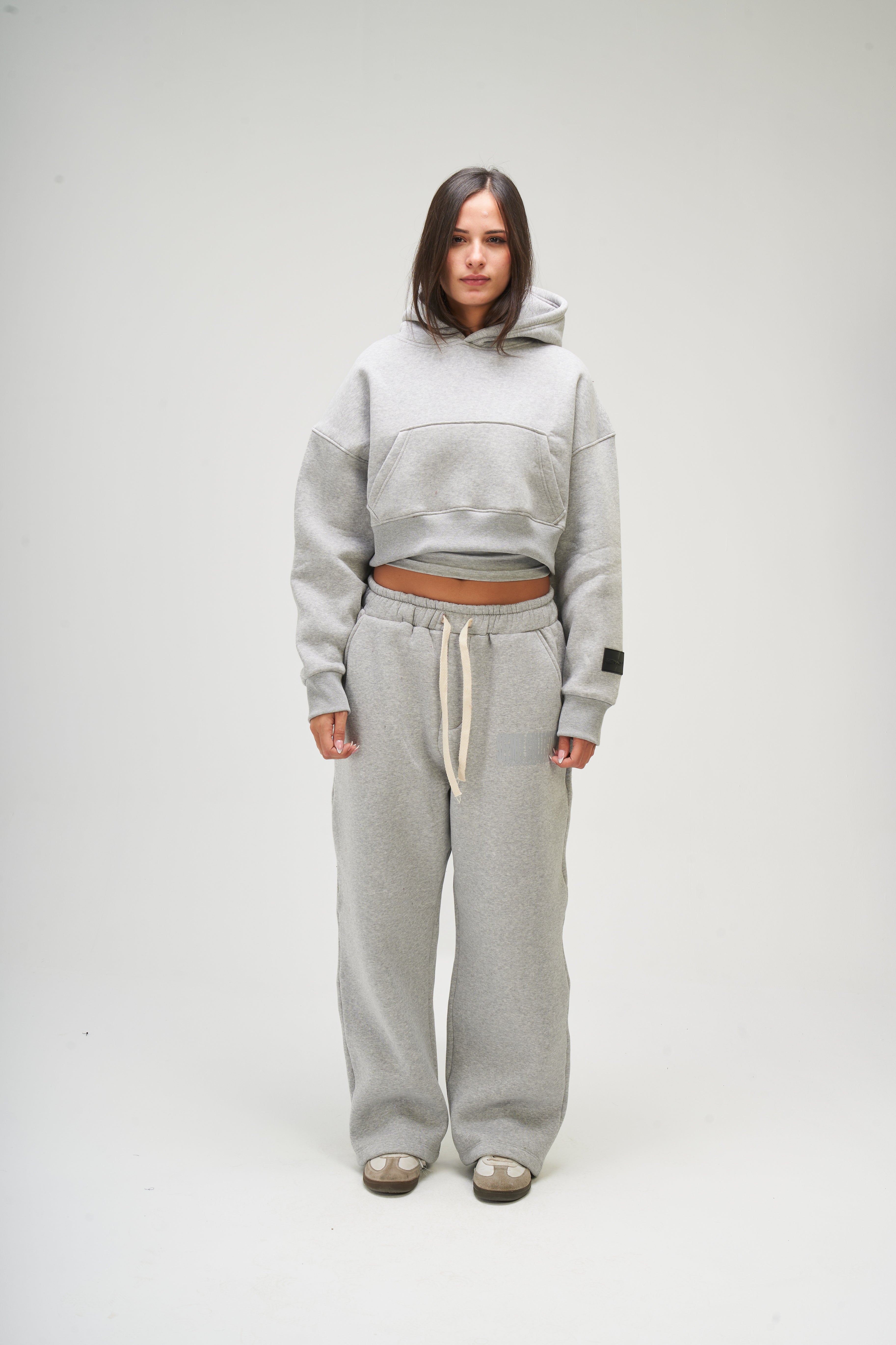 Women – Light Grey Baby Hoodie – Seemly Essentials