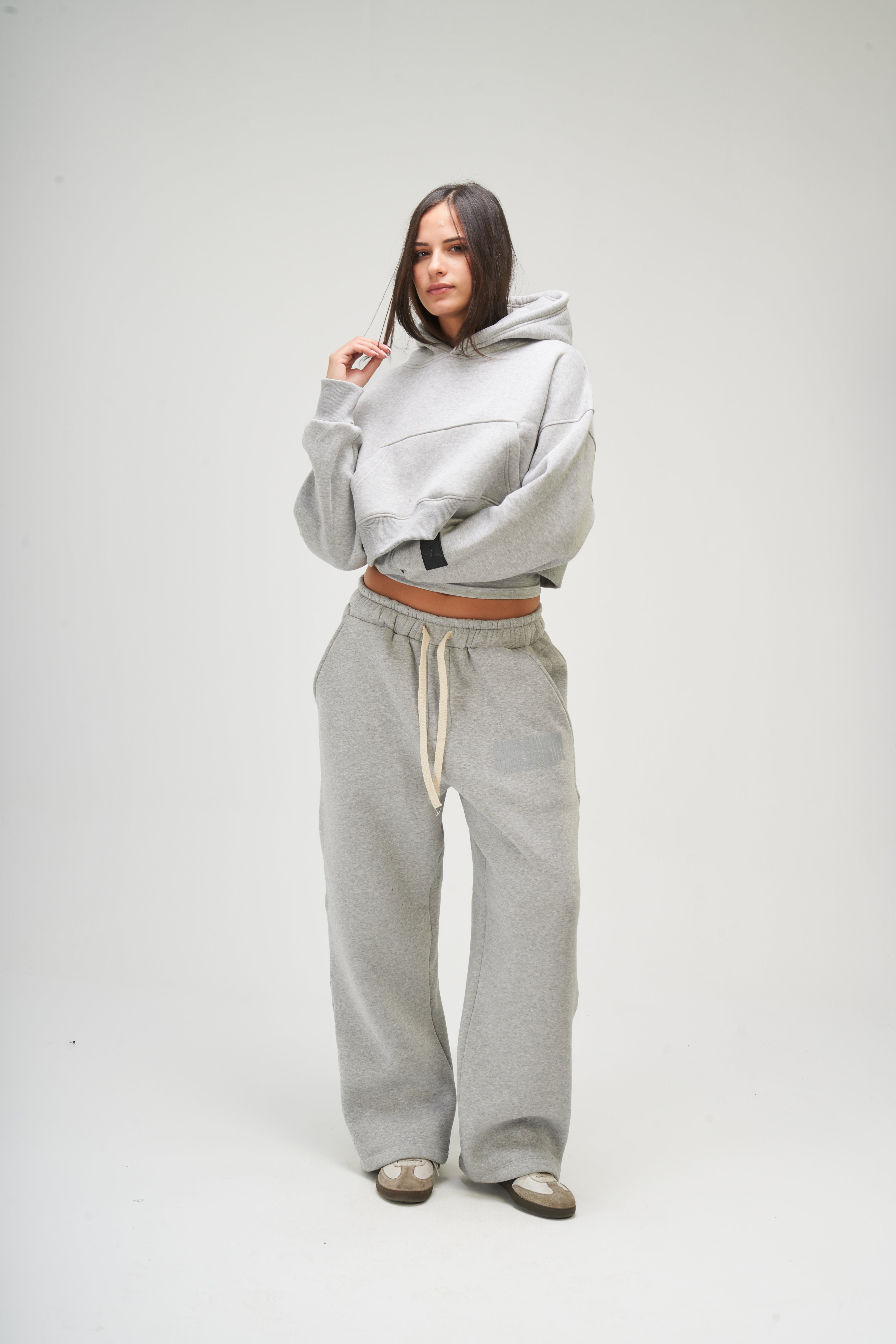Women – Light Grey Baby Hoodie – Seemly Essentials