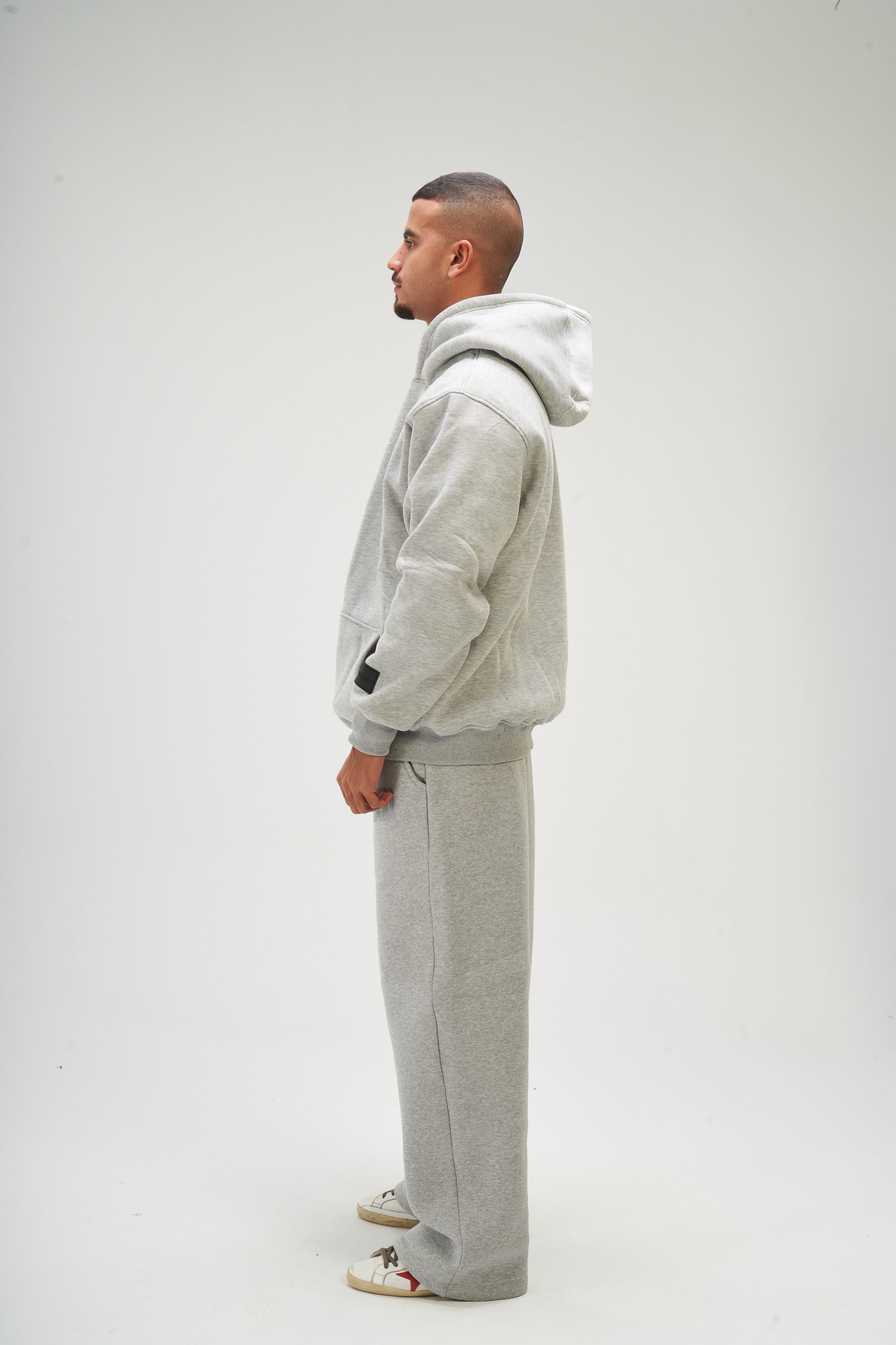 Men – Light Grey Basic Hoodie – Seemly Essentials