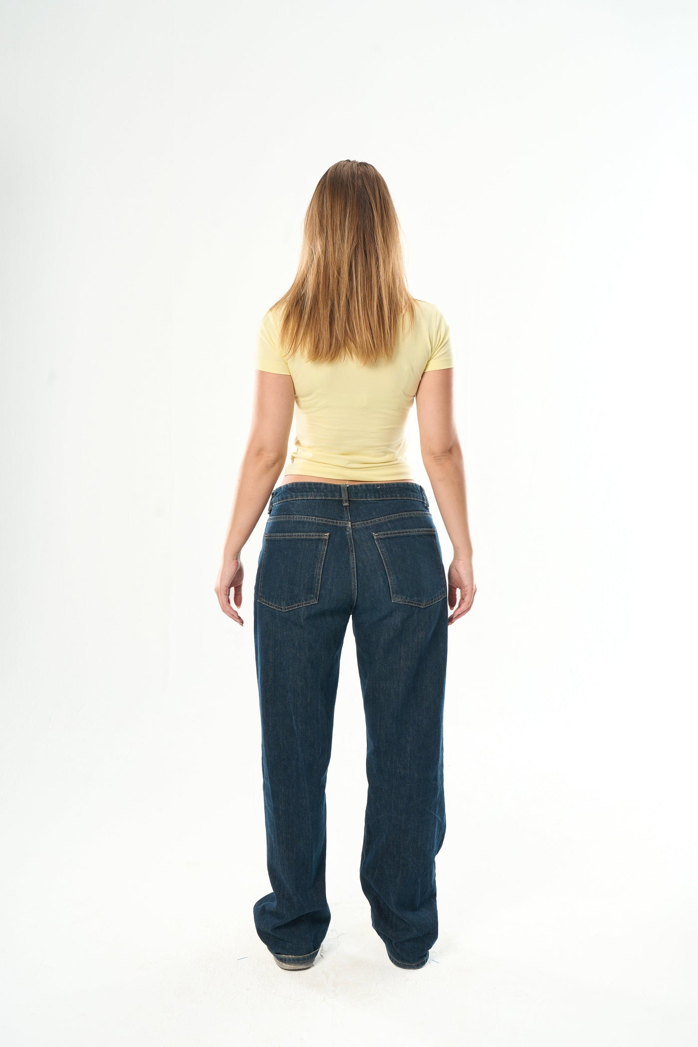 Yellow Round Neck Top