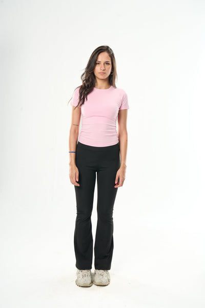 Pink Round Neck Top